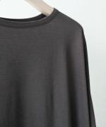 flow cotton silk　ロングスリーブT