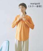 flow cotton silk　ロングスリーブT