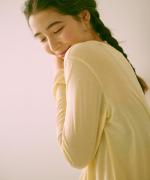 flow cotton silk 2WAYプルオーバー