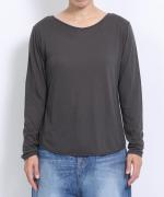 flow cotton silk 2WAYプルオーバー