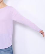 flow cotton silk 2WAYプルオーバー