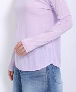 flow cotton silk 2WAYプルオーバー