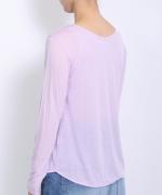 flow cotton silk 2WAYプルオーバー