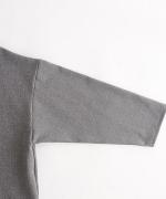 brushed stretch ボートネックプルオーバー