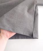 brushed stretch ボートネックプルオーバー