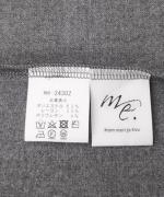 brushed stretch ボートネックプルオーバー