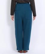 wool cotton rib イージーパンツ