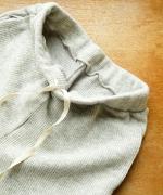 wool cotton rib イージーパンツ