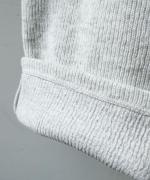 wool cotton rib イージーパンツ
