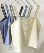 sheer satin 2WAYキャミベスト