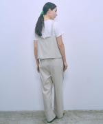 sheer satin 2WAYキャミベスト