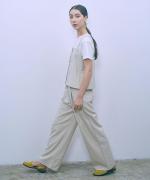 sheer satin 2WAYキャミベスト