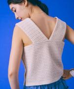 organic&russel ワッフルビスチェ