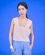 organic&russel ワッフルビスチェ