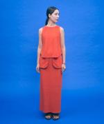 smoothy cotton pile ポケットスカート