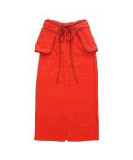 smoothy cotton pile ポケットスカート