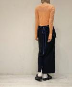 smoothy cotton pile ポケットスカート