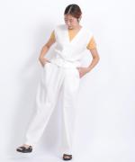 bumpy cotton タックベスト