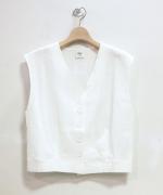 bumpy cotton タックベスト