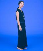 bumpy cotton タックベスト