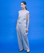 bumpy cotton タックベスト