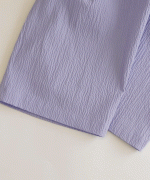 bumpy cotton wrap pants