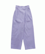 bumpy cotton wrap pants