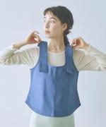 light strech denim　2WAY カーブベスト