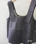 light strech denim　2WAY カーブベスト