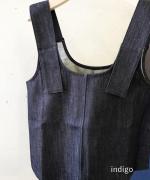 light strech denim　2WAY カーブベスト