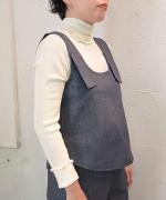 light strech denim　2WAY カーブベスト