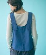 light strech denim　2WAY カーブベスト