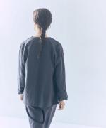 sheer satin　ノーカラージャケット