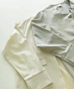 sheer satin　ノーカラージャケット