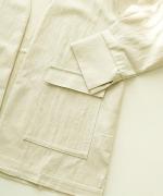 sheer satin　ノーカラージャケット