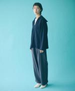 wooly kersey  セーラーカラースモック