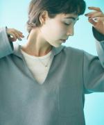 wooly kersey  セーラーカラースモック