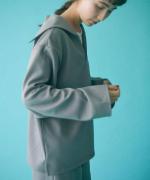 wooly kersey  セーラーカラースモック