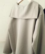 wooly kersey  セーラーカラースモック