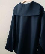 wooly kersey  セーラーカラースモック