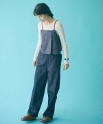 twill mini check　ビスチェ