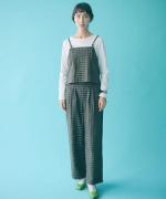 twill mini check　ビスチェ