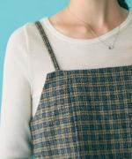 twill mini check　ビスチェ