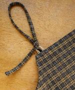 twill mini check　ビスチェ