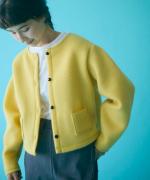 cloudy wool ボリュームスリーブ　ブルゾン