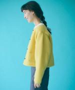 cloudy wool ボリュームスリーブ　ブルゾン