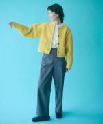 cloudy wool ボリュームスリーブ　ブルゾン