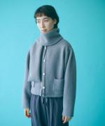 cloudy wool ボリュームスリーブ　ブルゾン