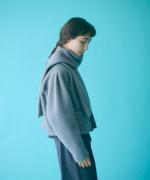 cloudy wool ボリュームスリーブ　ブルゾン