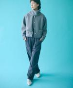 cloudy wool ボリュームスリーブ　ブルゾン